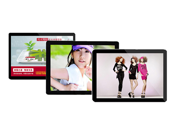 Wall mounted advertising machine